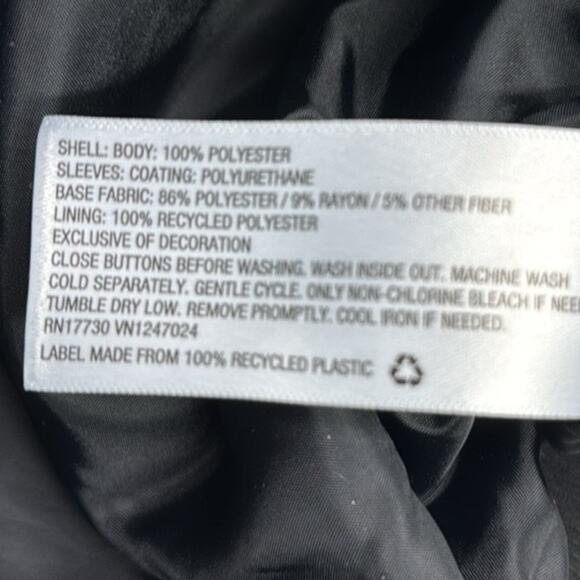 WILD FABLE Women’s Large Black White Varsity Bomber Jacket - Picture 6 of 7